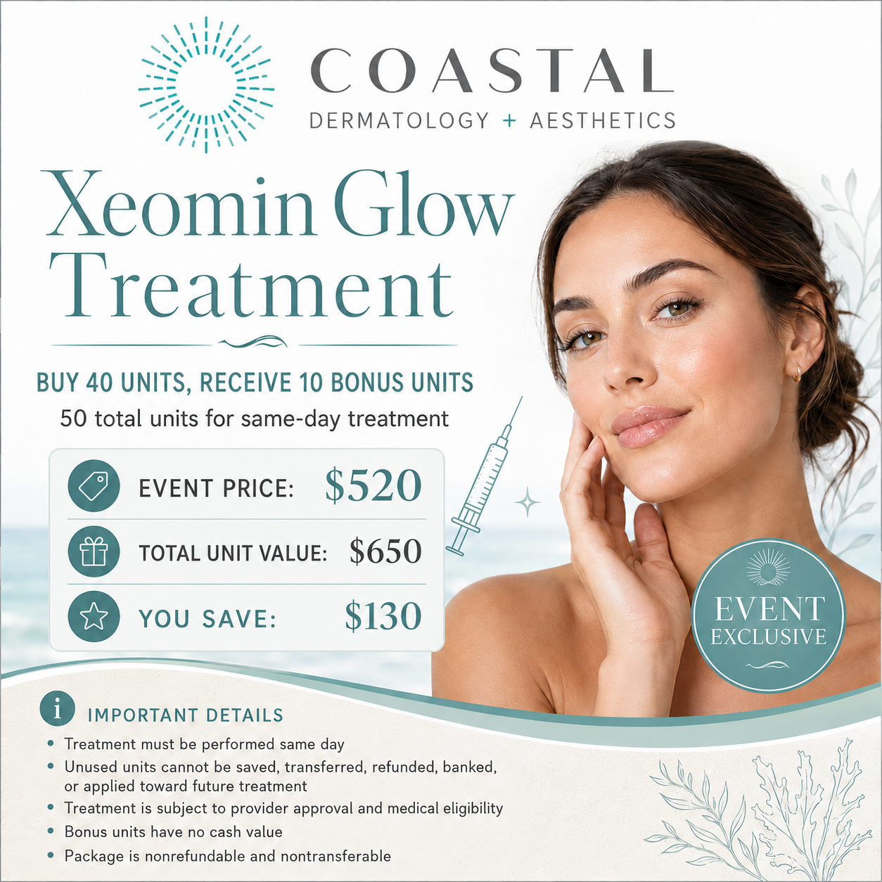 Event Exclusive: Xeomin Glow Treatment